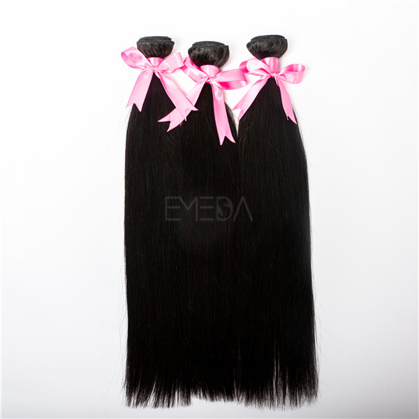 EMEDA hair factory supply brazilian straight hair weave JF12